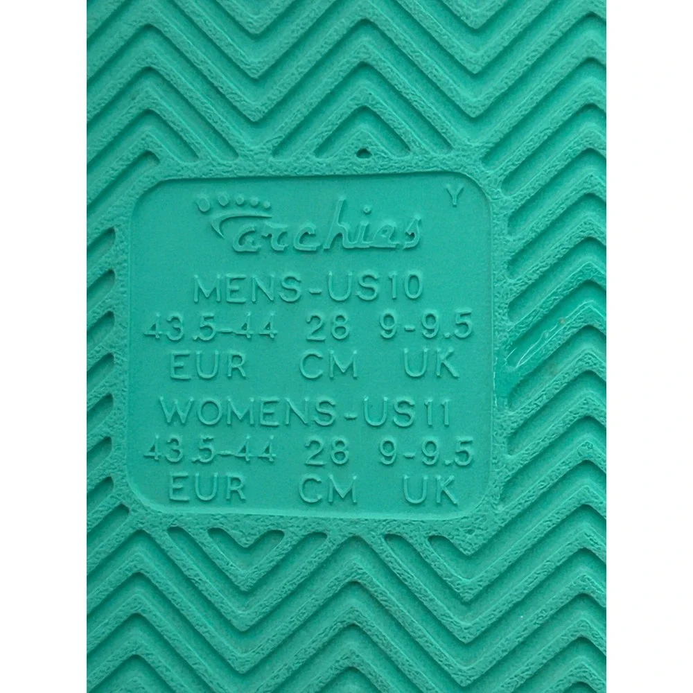 Archies Arch Support Flip Flops Mint Green Men 10 Women 11 Orthotic‎ Sandals NEW